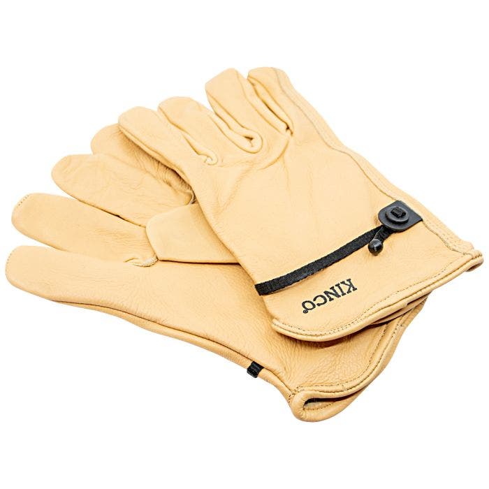 Cowhide Gloves w/ Cinch Strap