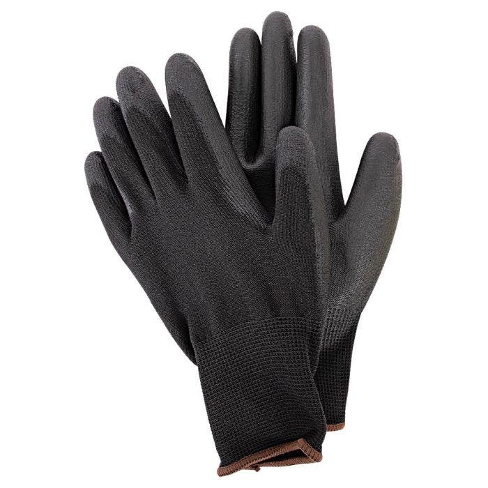 Polyester Gloves with Polyurethane Palm Size Large Box of 144 Pairs