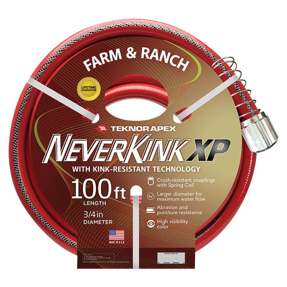 Image of Neverkink XP Farm & Ranch Hose, 3/4in Diameter x 100ft Length by Teknor Apex