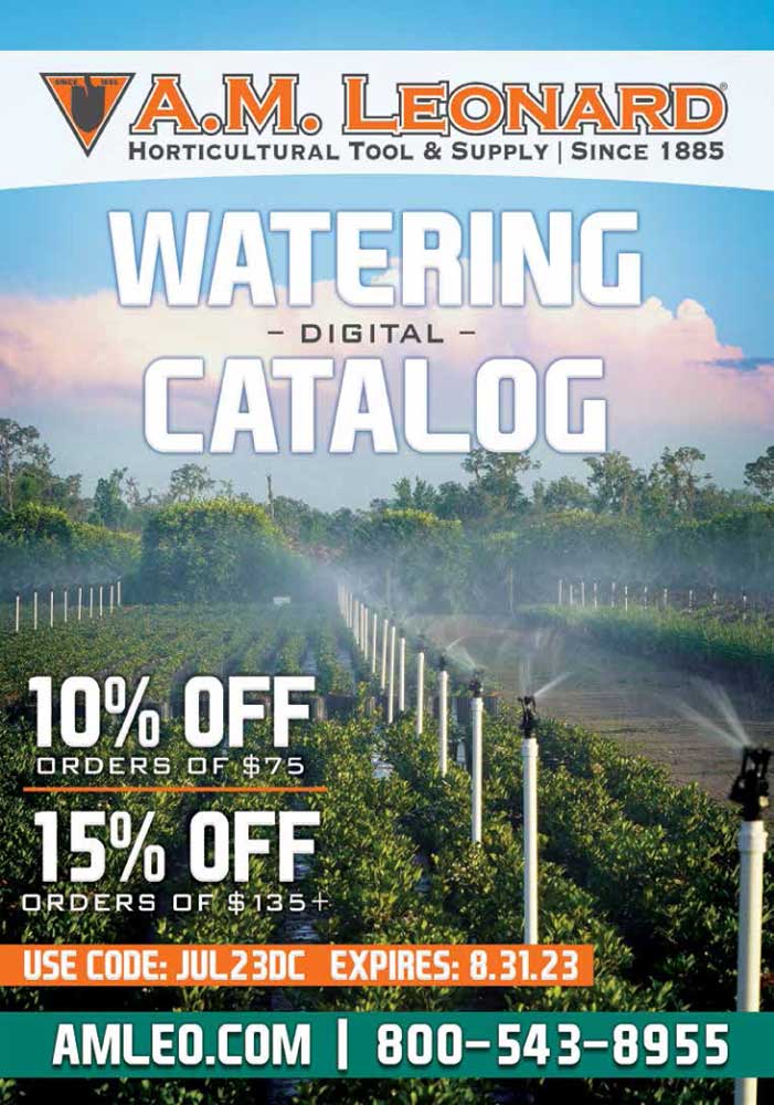 A.M. Leonard 2023 July Digital Catalog Cover