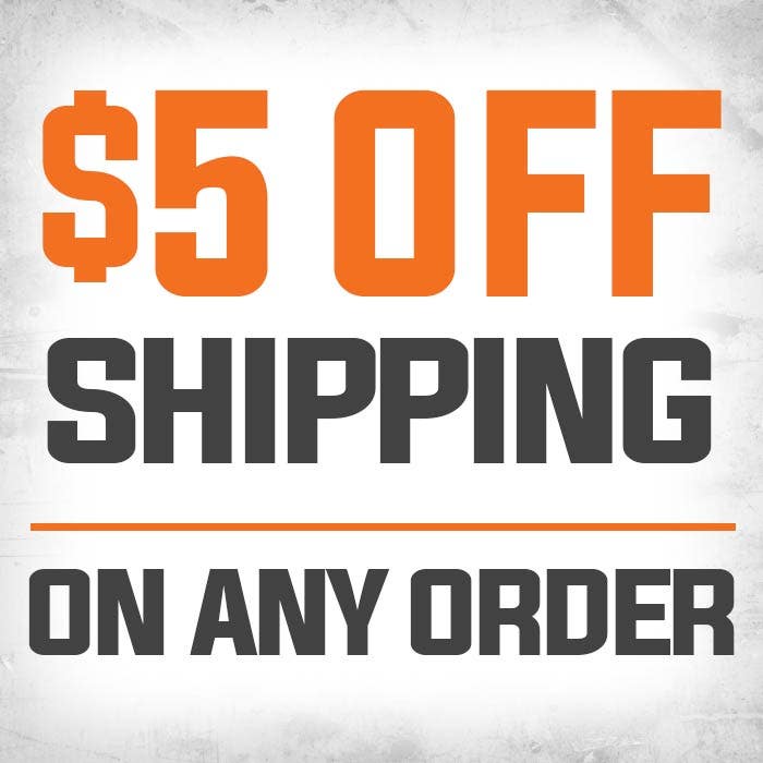 Coupon Image - $5 Off Shipping on Any Order