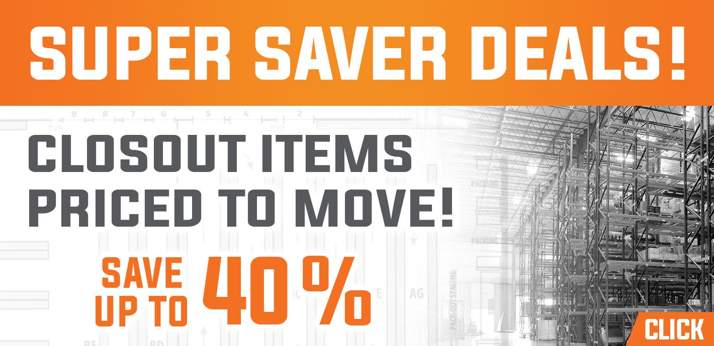 Coupon Image - Closeout Sale - Save up to 40%
