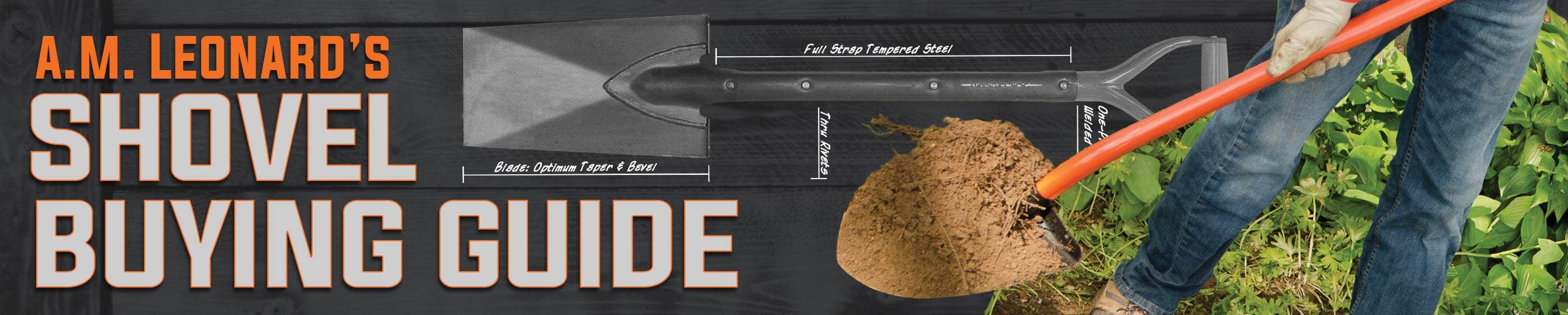 A.M. Leonard Shovel Buying Guide header